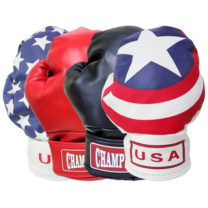 Wholesale PU Leather Printing Embroidery Blue Golf Headcovers Club <b>Head</b> Cover Driver Golf Accessories - Product Image 1