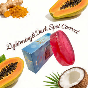 สบู่ต้านเชื้อแบคทีเรียสมุนไพรธรรมชาติสารสกัดจากมะละกอแก้จุดด่างดำกำจัดรอยแผลเป็น<span class=keywords><strong>สิว</strong></span>สบู่จำเป็น - Product Image 4