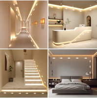 Bande LED COB d'usine 576 LED 24V WS2811 adressable, effet de poursuite et d'eau courante, blanc réglable pour la décoration intérieure et l'ambiance