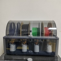Printer 3D Bamboo Lab P1S Combo, Pencetakan Multiwarna 16 Warna, Siap FDM Suhu Tinggi, Pengiriman Cepat, Kalibrasi Otomatis