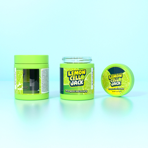Child Resistant Push Turn Down Lid Airtight Container 1oz 2oz 3oz 4oz Flower Stash Storage Childproof Glass Jar with <strong>Window</strong> - Product Image 2