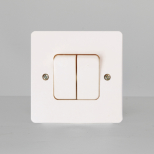 Ingelec European and French Standard Wall Switch and Socket Home <strong>Application</strong> 2 Gang 1 Way Wall Switch 10A 16A Light Switch - Product Image 3
