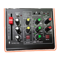 Fabricant 4 canaux Dj Player Mixer USB carte son Interface Mixer