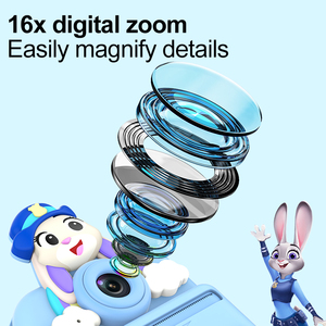 Appareil photo instantané pour enfants avec rouleaux de papier, écran 2,4 pouces, vidéo HD 1080P, cadeau de festival pour filles et garçons de 3 à 12 ans - Product Image 4