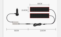 Nouvelles lumières décoratives LED œil maléfique flexibles pour intérieur de voiture et fenêtre de camion MKS MKS-6654 - 12V 15W Personnalisées et universelles
