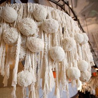 Usine Personnaliser Macramé Tenture Murale Rideaux pour le salon Hôtel Restaurant Décor événement décoration