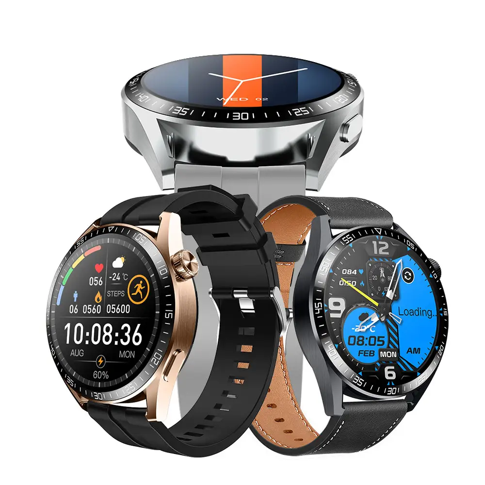 Wearable Apparaten Smart Horloge Fabrikant Online Positionering Bt Gesprekken Nfc Alipay Horloge Smart Call GS3 Max