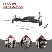 Lit de Pilates Reformer, Reformer de Pilates à vendre, Reformer de Pilates en aluminium