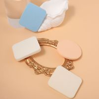 Éponge double face grande taille pour maquilleur professionnel, jetable, pour fond de teint, coussin d'air, douce pour la peau, utilisable à sec ou humide, non-collante, sans poudre