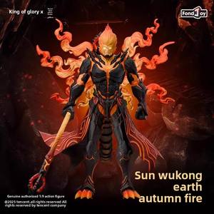 ฟอนด์จอย กลอรี่คิง ฟิกเกอร์ซุนหงอคง ฮันซิน ขนาด 1/9 โมเดลแอคชั่นฟิกเกอร์ พีวีซี ประกอบเอง ของตกแต่ง ซีรีส์ อนอร์ คิงส์ รุ่นแม่บ้าน - Product Image 4