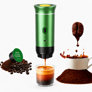 Nueva Cafetera Espresso de 20 Bares, Automática, Recargable por USB, Mini Cafetera Eléctrica Portátil de 12V/60ML para Exteriores - Product Image 1