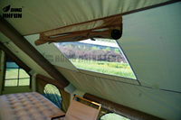 Tente de camping gonflable Oxford 2025 personnalisée, grande, deux chambres, quatre saisons, imperméable, ouverture rapide automatique, >3000mm pour l'extérieur