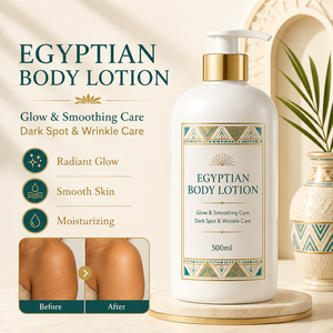 <strong>Egyptian</strong> <strong>Whitening</strong> Lotion Glow Dull Skin Lightens Dark Spots Wrinkles 7 Days Bleaching Body Cream Milk Smoothing - Product Image 1