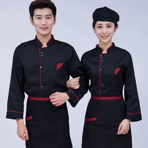Chef Coat Navt Blue Kitchen Cooking Chef <b>Jacket</b> Word Modernd <b>Men</b> Restaurant Long Sleeve Chef Uniform <b>Jacket</b> <b>White</b> Classic - Product Image 1