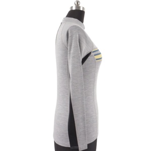 Hot Selling Manufacturing Custom Thermal Ladies Girls Plus Size Women's Tops With 1/4 Zipper Merino <strong>Wool</strong> <strong>Base</strong> <strong>Layer</strong> - Product Image 6