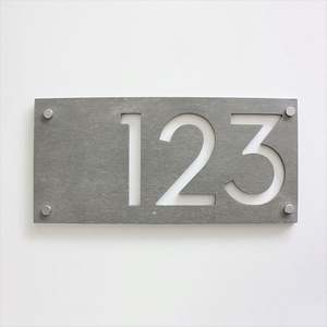 Placa <span class=keywords><strong>de</strong></span> Número <span class=keywords><strong>de</strong></span> Casa Personalizada Sin Pedido Mínimo, Letrero con Nombre <span class=keywords><strong>de</strong></span> Casa, Placa con Número <span class=keywords><strong>de</strong></span> Puerta, Letrero <span class=keywords><strong>de</strong></span> Diseño Moderno para Puertas <span class=keywords><strong>de</strong></span> Villa, Placas para Oficina - Product Image 1