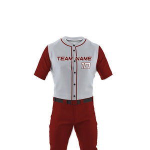 Uniforme de Béisbol de Diseño Único Hecho a Medida, Uniforme de Béisbol con Logotipo Personalizado Impreso para Venta en Línea, Conjunto de Uniforme de Béisbol y Sóftbol - Product Image 4