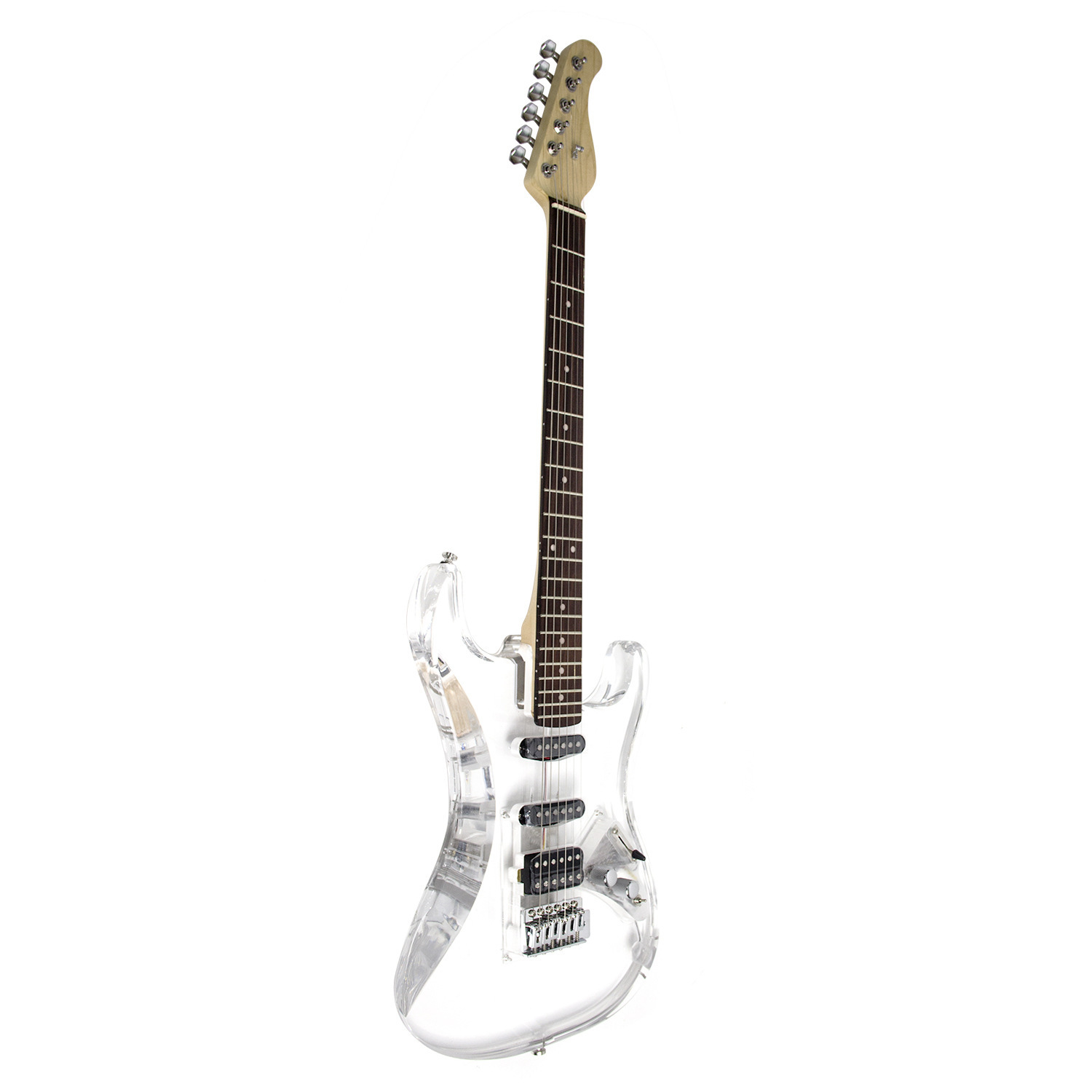 Broche Strass Cristal Pour Guitare Électrique - Décor Étincelant Doré - Neuf Avec Étiquette