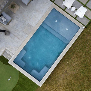 Piscina y Spa Prefabricada <span class=keywords><strong>de</strong></span> Fibra <span class=keywords><strong>de</strong></span> Vidrio para Todas las Estaciones, <span class=keywords><strong>de</strong></span> Bajo <span class=keywords><strong>Mantenimiento</strong></span>, para Exteriores, con Diseño Infinito - Product Image 1