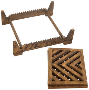 Scaffali per Album da tavolo in legno marrone scuro Vintage - Product Image 2