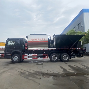 รถบรรทุกปูยางมะตอย HOWO รุ่นใหม่ เครื่องยนต์ดีเซล เกียร์ธรรมดา 6x4 ความจุ 20 ลูกบาศก์เมตร ระบบซีลยางมะตอยแบบซิงโครนัส ควบคุมการทำงานอัตโนมัติประสิทธิภาพสูง - Product Image 3