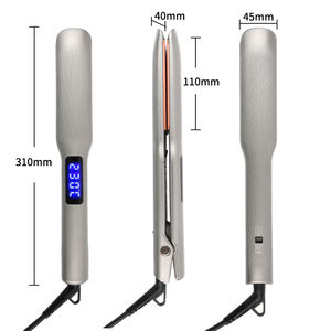 Lisseur de cheveux portable à revêtement céramique électrique, version large, chauffage rapide, <span class=keywords><strong>produit</strong></span> pour lisser les cheveux - Product Image 2