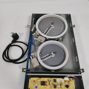 Cuisinière électrique en céramique à deux brûleurs <span class=keywords><strong>Domino</strong></span> Smooth Surface - Product Image 2