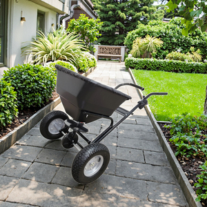 TC2411 아이스 멜트 스프레더 미니 방송 스프레더 가든 팜 OEM/ODM 맞춤형 푸시 씨앗 비료 스프레더 - Product Image 5