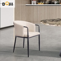 Meubles minimalistes turcs Pation d'occasion Table de salle à manger bon marché 8 places couleur crème et 6 chaises à vendre