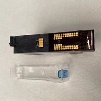 HP baru 2590 W3T108 Cartridge tinta pelarut hitam tinta nonair Eco Tij tinta Inkjet tinggi 12.7mm Cartridge