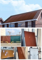 Panneau solaire BIPV à film mince, bifacial, haute efficacité, semi-transparent, panneau solaire BIPV, rideau mural