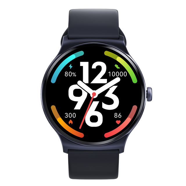 Solar Lite Smart Watch Unisex IP68 Waterproof TFT Display Sleep Fitness Tracker Alarm Clock Calendar IOS/Android Compatible