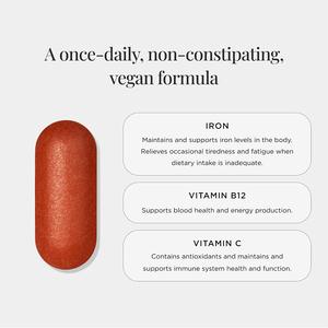 Capsules de fer de haute qualité, capsules de fer végétariennes, capsules de fer pour soutenir l'énergie et la production de globules rouges - Product Image 4