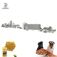Línea de Producción Automática de Alimento para Gatos y Cachorros, Máquina Extrusora Comercial de Pellets de Alimento para Cachorros, Fabricante de Equipos