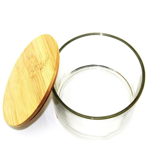 Casa mercancías sellado hermético tarro de <span class=keywords><strong>cristal</strong></span> con la tapa de Bambú - Product Image 6