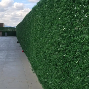 ประตูบานเลื่อนรั้วหญ้าสีเขียวกรอบเหล็กชุบสังกะสีแบบทันสมัยทำจากตุรกีสำหรับใช้กลางแจ้งสำหรับวิลล่าอพาร์ทเมนต์งานแต่งงานเพื่อความเป็นส่วนตัว - Product Image 4