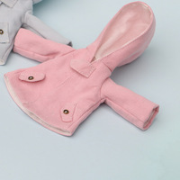 Vêtements de poupée pour poupées BJD de 13 cm, mini-tenue Zsiga Ga Zi Jie, manteau et robe longue, modèle WT15, tissu Ob11, tenue de remplacement, échelle 1:12