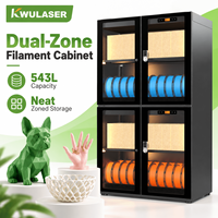 Armoire de séchage industrielle pour filament d'imprimante 3D, tamis moléculaire, contrôle d'humidité zoné, multi-bobines PLA PETG ABS TPU Nylon PVA