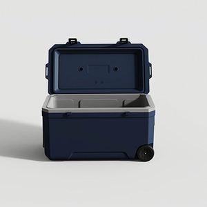 120L Large Capacity Outdoor Fishing <b>Cooler</b> <b>Box</b> Rotomolded <b>Ice</b> Chest <b>Coolers</b> <b>Box</b> With Handle and Wheels - Product Image 3