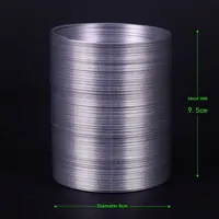 Instrumento de enseñanza de onda longitudinal transversal Demostración de resorte de onda de metal para Mecánica de Física de escuela secundaria