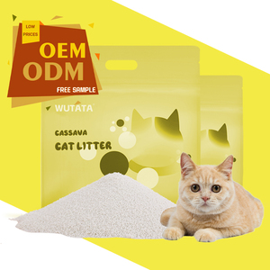 Litière pour chat en amidon de manioc écologique, anti-odeurs, forte agglomération, biodégradable, jetable aux toilettes, faible poussière, écologique, sans danger pour les chatons - Product Image 1