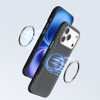 Nouvelle coque de téléphone magnétique antichoc pour iPhone 13 14 15 16 17 Pro Max Series, coque en cuir