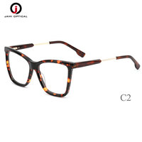 Nouvelles lunettes Vintage à la mode montures d'oeil de chat lunettes optiques femme acétate lunettes montures de lunettes