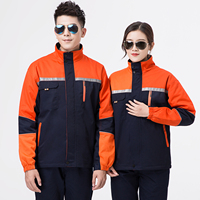 Veste de travail pour homme en polaire doublée pour l'hiver, protection contre le froid, uniforme de sécurité sur mesure, réparation automobile