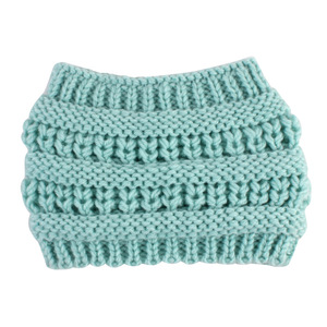 Custom Label Women Knitted <strong>Headband</strong> Fashion Winter <strong>Ear</strong> <strong>Warmer</strong> Hairband - Product Image 2