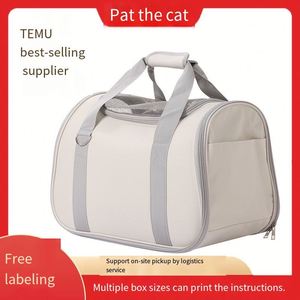 Soft-Sided <b>Pet</b> <b>Carrier</b> Bag Airline Approved Foldable Cat Dog Travel Tote with Breathable Mesh - Product Image 2