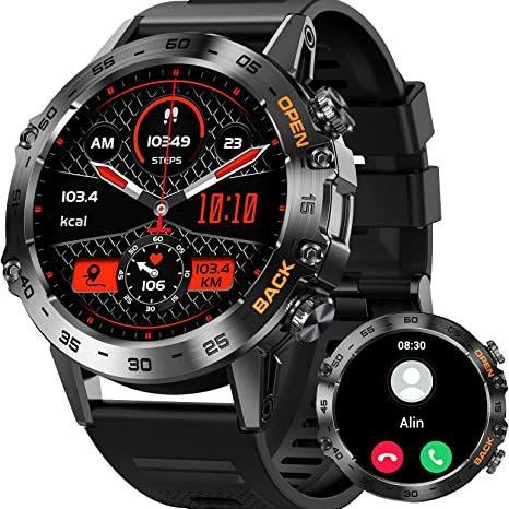 Hot Selling K52 Smart Watch 2023 for Men with 400mah Long Battery Life Round BT Call Outdoor Sports Smartwatch