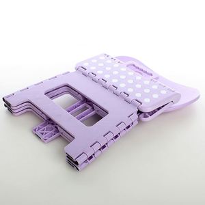 Tabouret d'étude avec dossier violet, visage souriant, <span class=keywords><strong>pas</strong></span> <span class=keywords><strong>cher</strong></span>, antidérapant, tabouret pliable de première classe - Product Image 4