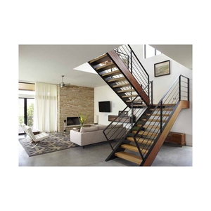 Escalera Recta de Doble Viga Resistente con Herrajes <span class=keywords><strong>para</strong></span> Escalera de Doble Viga <span class=keywords><strong>para</strong></span> <span class=keywords><strong>Interiores</strong></span> - Product Image 5