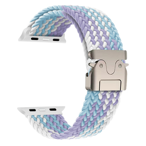 <span class=keywords><strong>Bracelet</strong></span> de montre sport en nylon léger et doux pour la peau, de qualité supérieure, pour <span class=keywords><strong>Apple</strong></span> <span class=keywords><strong>Watch</strong></span> 49 mm, 46 mm, 45 mm, 44 mm, 41 mm, 40 mm - Product Image 4